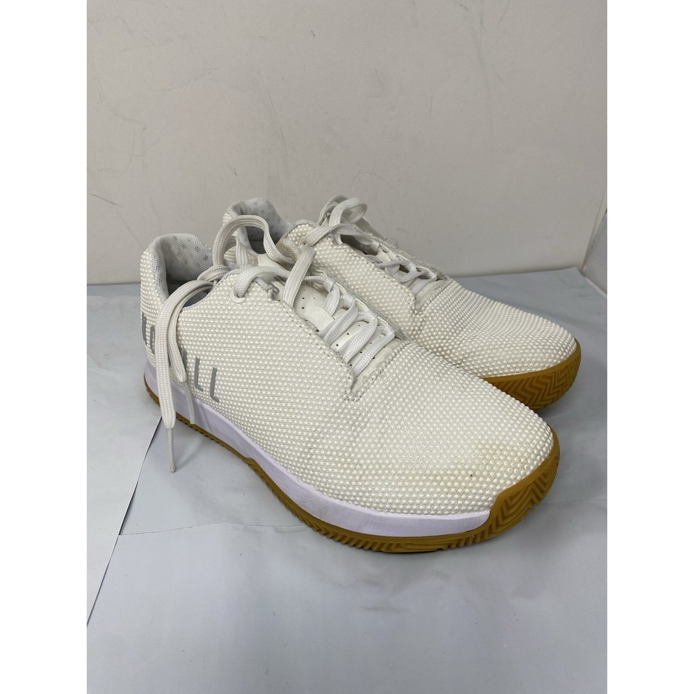 NOBULL Outwork Edge Impact Unisex Sz M7.5 W9 White Superfabric Lace Up Sneakers